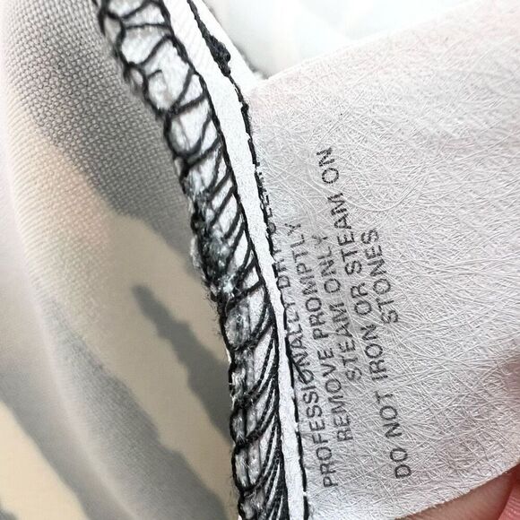 Jessica McClintock Gunne Sax Maxi Dress Gown Women's 11 Zebra Strapless Retro - Picture 13 of 15